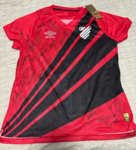 Camisa oficial do Athletico Paranaense Autografada Nova