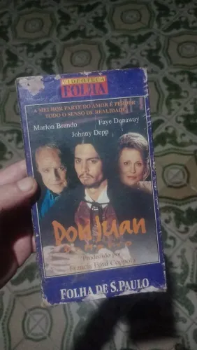 FITA VHS ORIGINAL Don Juan (Johnny Depp)(Marlon Brando)(Francis Ford Coppola)