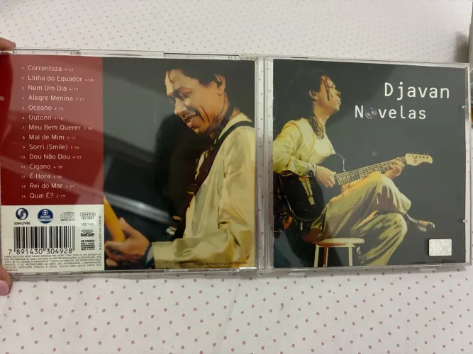cd djavan novelas clássico + brinde
