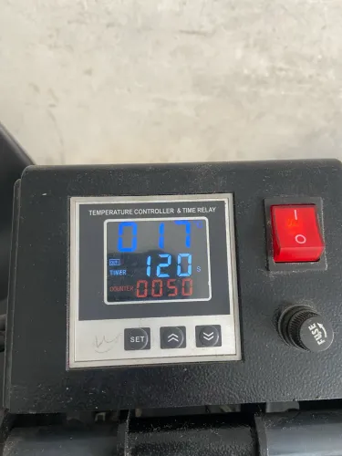 Prensa térmica para sublimação DTF usada somente 2x