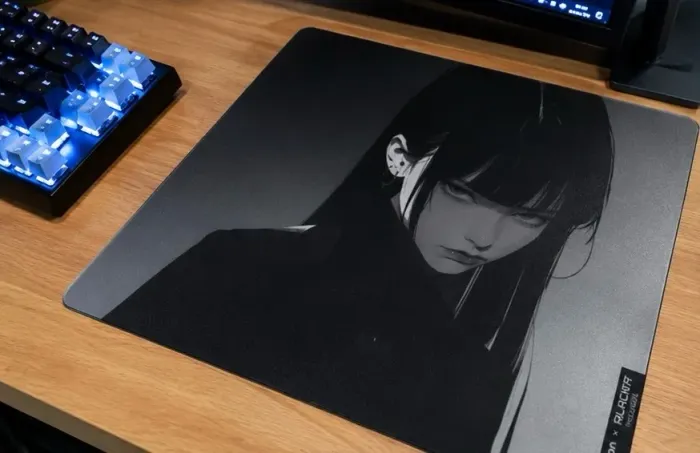 Mousepad Gamer de Vidro Fosco 49x42cm - Alta Precisão e Deslizamento Suave