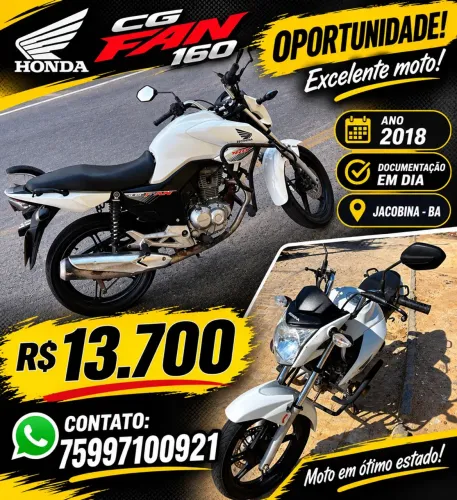 Honda CG 160 FAN Flex 2018