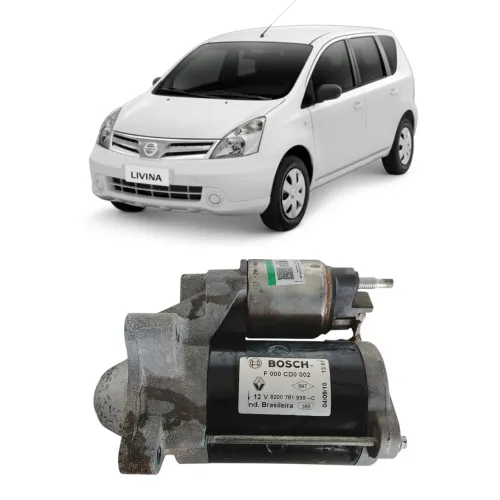 motor arranque Nissan livina 1.6 2005 2012