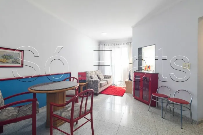 Flat no Palais Royal contendo 50m², 1 dormitório e 1 vaga disponível para locação na Mooca