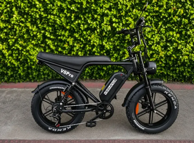 Bicicleta elétrica v8 pro