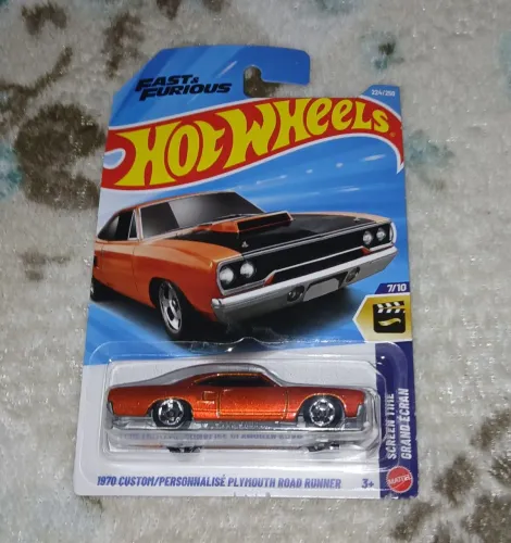 Hot Wheels - 1970 Custom Personnalisé Plymouth Road Runner (Fast and Furious)