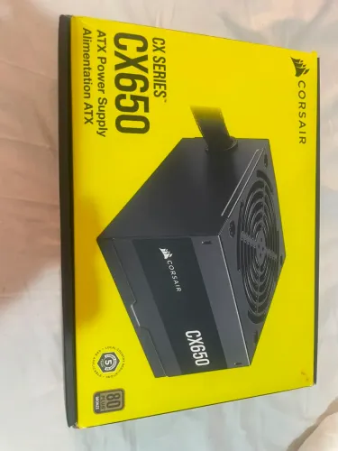 Fonte Corsair 650w, 80 plus Bronze