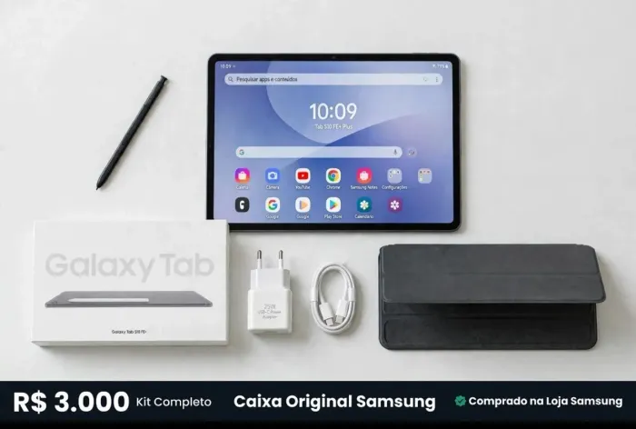 Samsung Galaxy Tab S10 FE Plus 13.1 128GB WiFi Seminovo Completo
