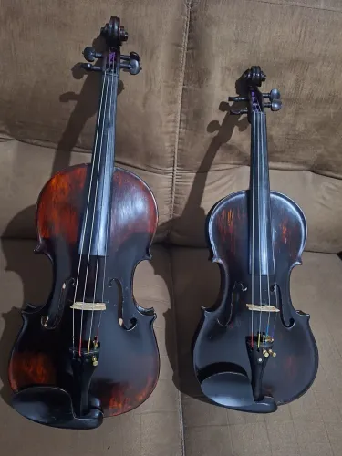 Uma viola Atelier Nhureson n 38 ,e um violino 4/4 sem etiqueta so a venda