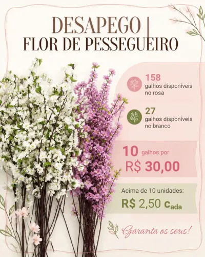Flor de pessegueiro 