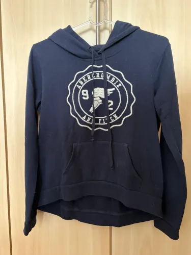 Moletom Abercrombie Azul Fino Feminino