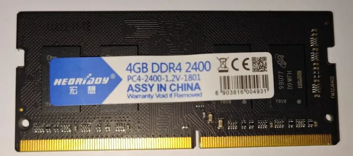 Memória 4GB DDR4 2400MHz Notebook SODIMM