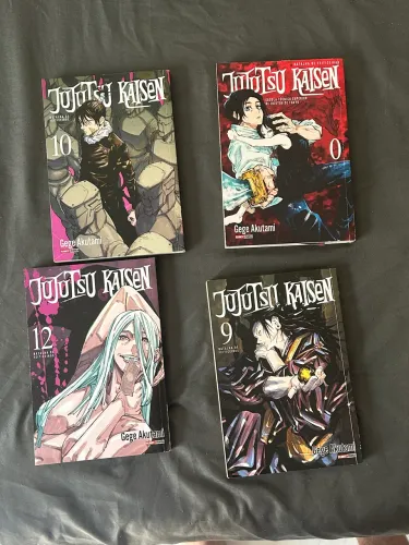 Mangá Jujutsu Kaisen Volume 9, 10 e 12