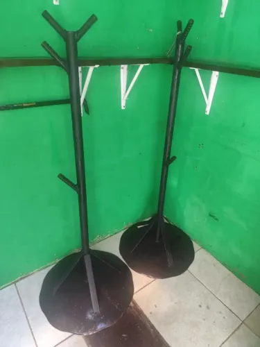 Suporte para Agachamento Reforçado Pesado (Base de Aço)