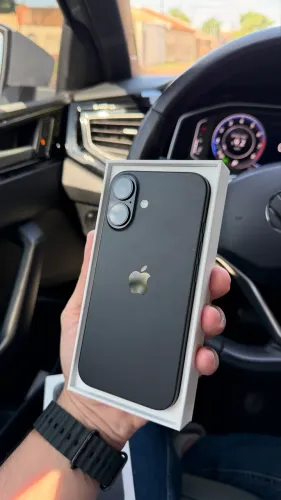iPhone 16 Black 128GB, Seminovo 88%, Garantia 