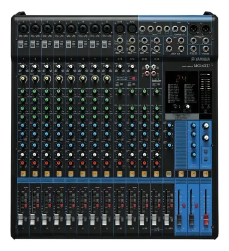 Mesa de Som Yamaha MG16XU 16 Canais Bivolt - Com Efeitos