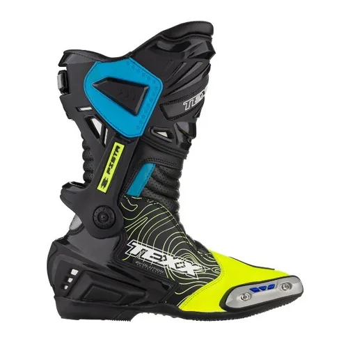 Bota Texx Pista Preta Verde e Azul Nova sem uso