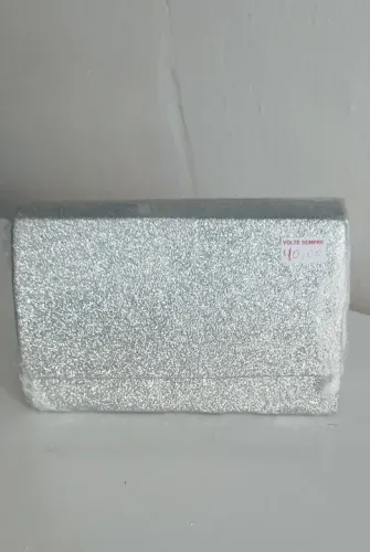 Bolsa de mão prata