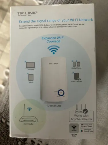 Extensor de Sinal Wi-Fi TP-LINK TL-Não WA850RE 300Mbps