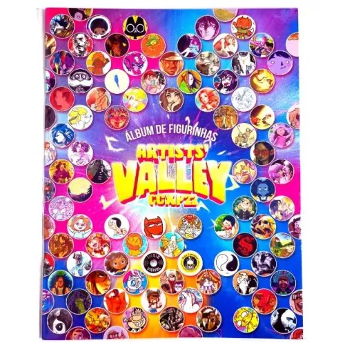 Álbum de Figurinhas Artists' Valley CCXP 22