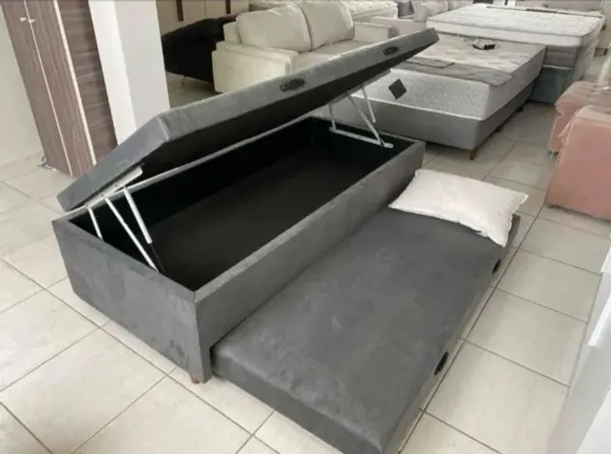 BOX BAÚ SOLTEIRO COM AUXILIAR