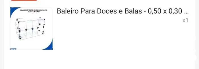 Baleiro de vidro