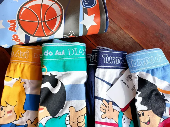 Cuecas infantil diamantes 