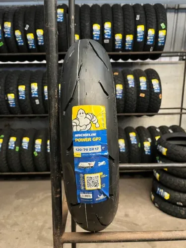 Pneu Michelin Power GP2 120/70-17 S1000/Hornet/Xj6/Cb1000/MT07 MT09/Z900/Pinagale/Tracer