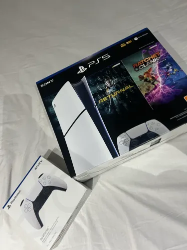 Ps5 Slim 1TB, 2 Console, Mídia Digital. 