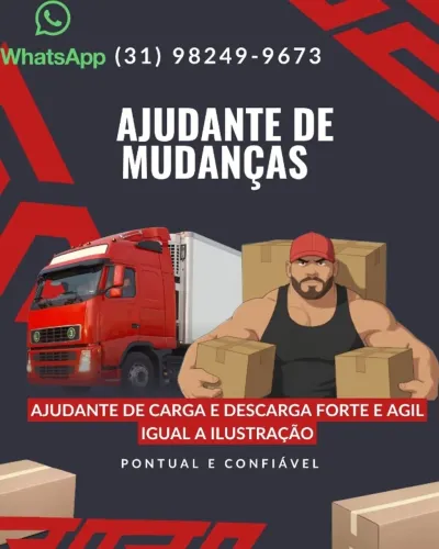 Chapa / Ajudante de Mudanças | Forte e Confiável