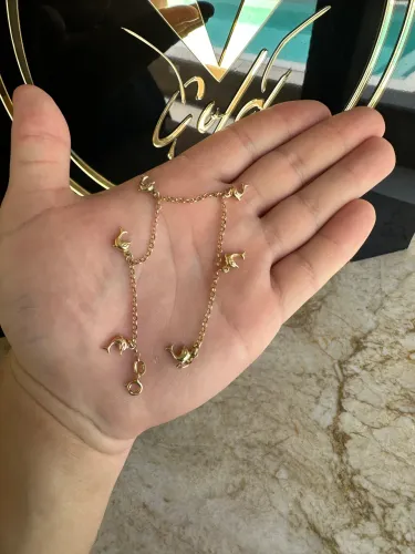 Pulseira elo português em ouro 18k