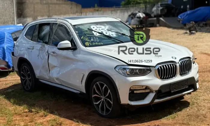 sucata bmw x3 xdrive30i B48 2019 2020 para retirada de peças motor cambio