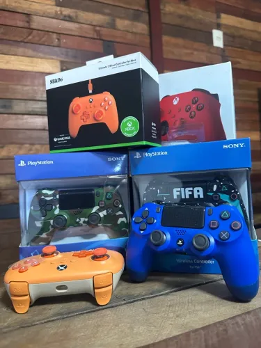Controle PS4 PC TV Design especial ENTREGAMOS