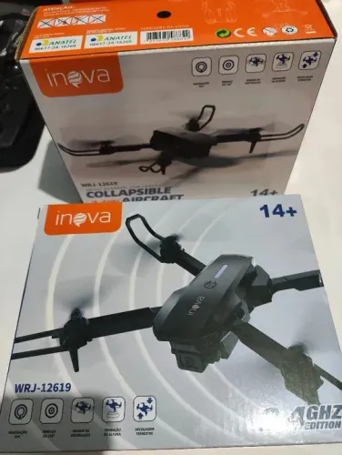 Lacrado Drone Dobrável com Câmera Collapsible Aircraft 100M INOVA WRJ-12619