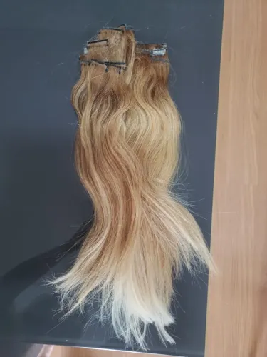 Vendo Mega Hair Cabelo Humano! Loiro maravilhoso 50 cm (comprido!)  90 gramas