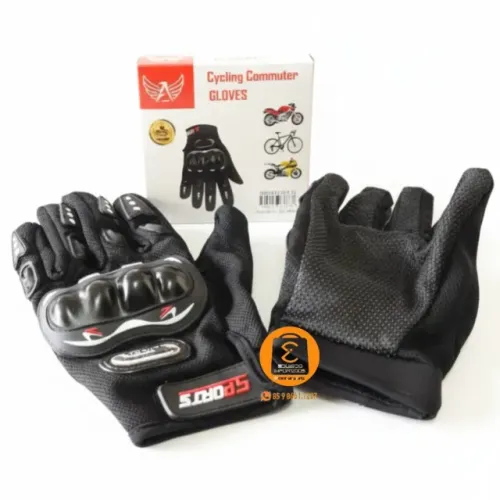 Luva para Motociclista com Proteção de Dedos 