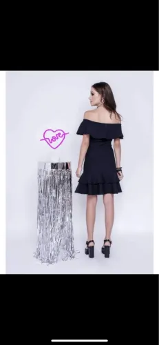 Vestido Teen black