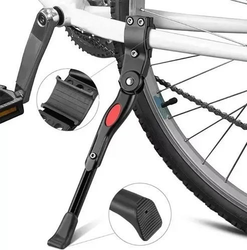 Pezinho para descanso Lateral Bike Bicicleta Alumínio altura ajustável aro 20 a 39