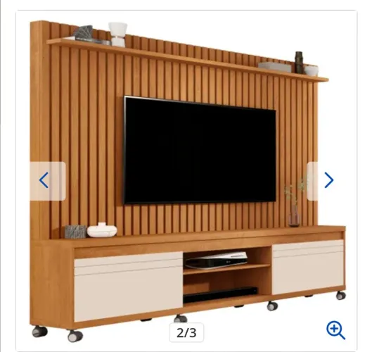 ESTANTE HOME NOVO RIPADO ,COM RODAS