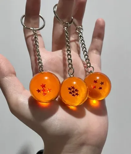 Chaveiro esfera do dragão Dragon Ball Z 1 a 7 estrelas - 15,00 cada