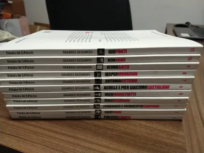 Coleção Folha Grandes Designers Volumes 1 ao 11