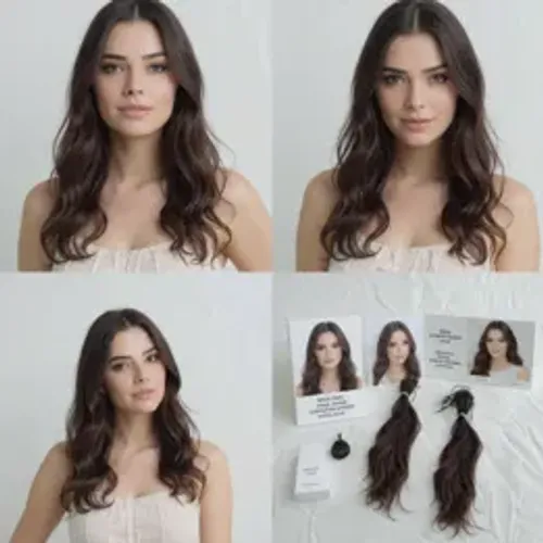 MEGA HAIR CASTANHO ONDULADO