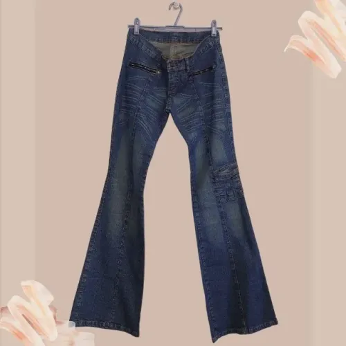 Calça jeans boho