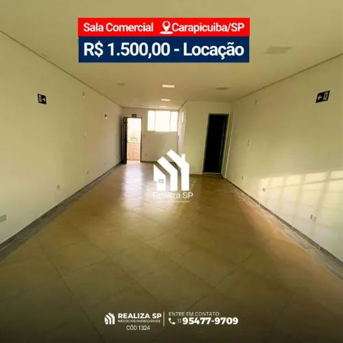 Sala Comercial Para Locação - Parque Jandaia, Carapicuíba/SP!!!