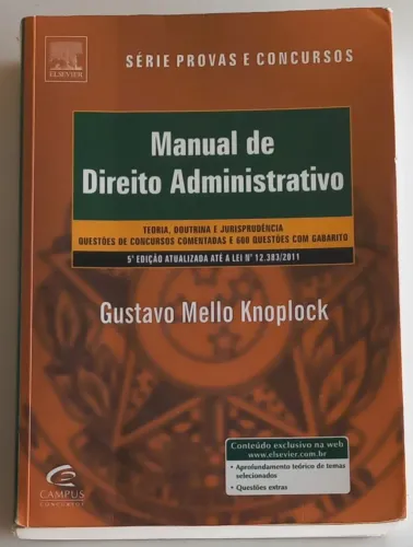Manual de Direito Administrativo - Gustavo Mello Knoplock