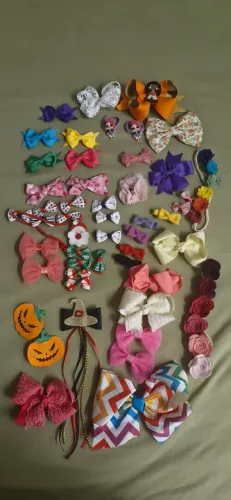 Lote laços de cabelo infantil