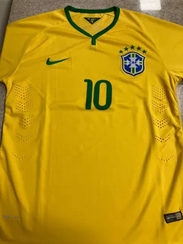 Camisa do Brasil 2014 Amarela - Tamanho P