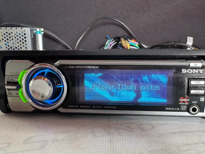 Cd usb rádio Bluetooth vários gráficos Sony frente motorizada na promoção so 999,99