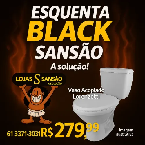 Vaso Acoplado Lorenzetti way duplo acionamento