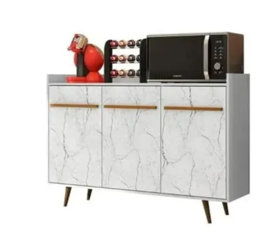 BALCÃO BUFFET QUARTZO 3 PORTAS ns22
